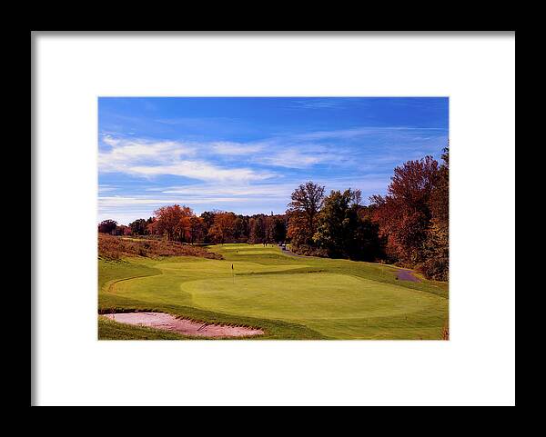 Bloomfield Framed Print featuring the photograph Golf On An Autumn Weekend by Mountain Dreams
