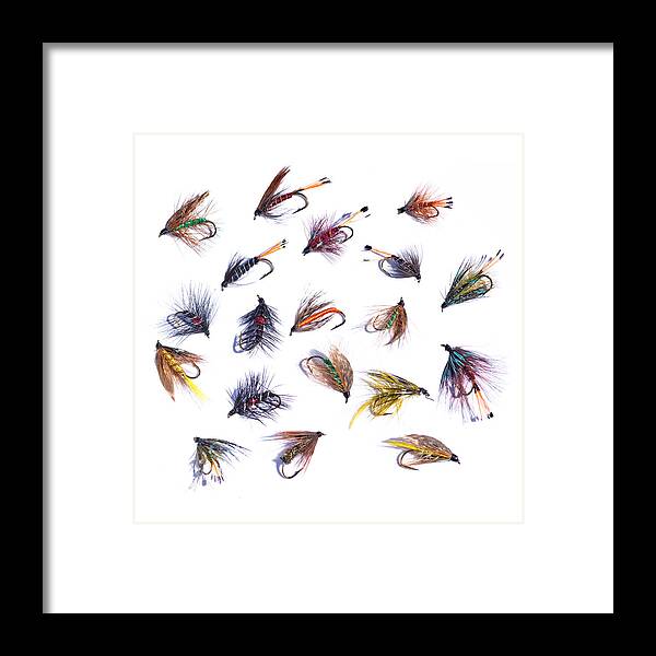 Flies Framed Print featuring the photograph Gone Fishing by Meirion Matthias