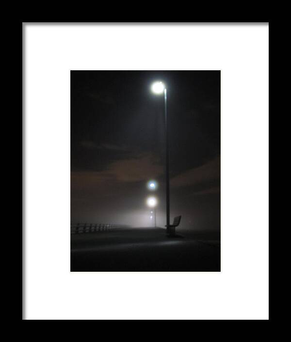 Fort Monroe Norfolk Framed Print featuring the photograph Gone to the Mist by Digital Art Cafe