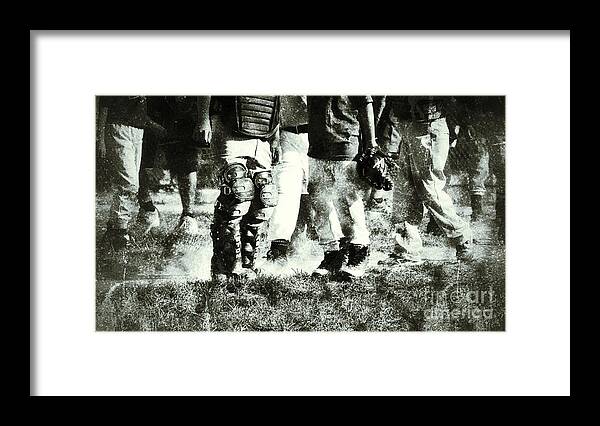 Baseball Framed Print featuring the photograph Good Game by Leah McPhail
