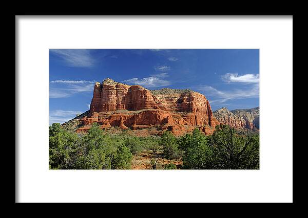 Landscape Framed Print featuring the photograph Good Morning Sedona by Glenn DiPaola