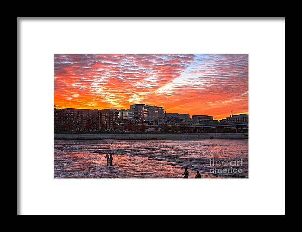 Sunrise Framed Print featuring the photograph Good Morning Grand Rapids by Robert Pearson