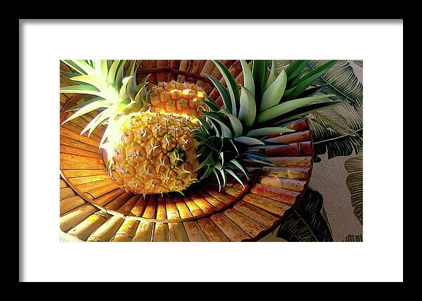 Pineapple Framed Print featuring the photograph Good Morning Hawaii by James Temple