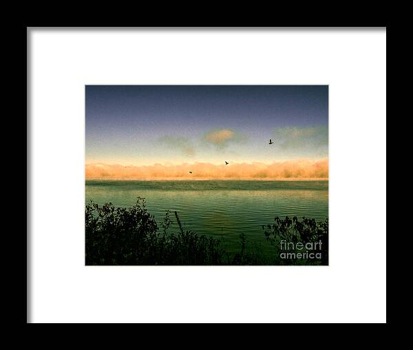 Lake Framed Print featuring the photograph Good Morning Lake Winnisquam by Mim White