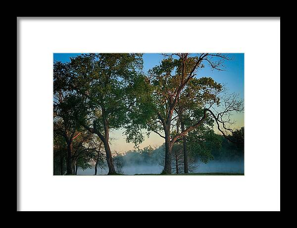 Fog Framed Print featuring the photograph Good Morning Waco by Elaine Malott