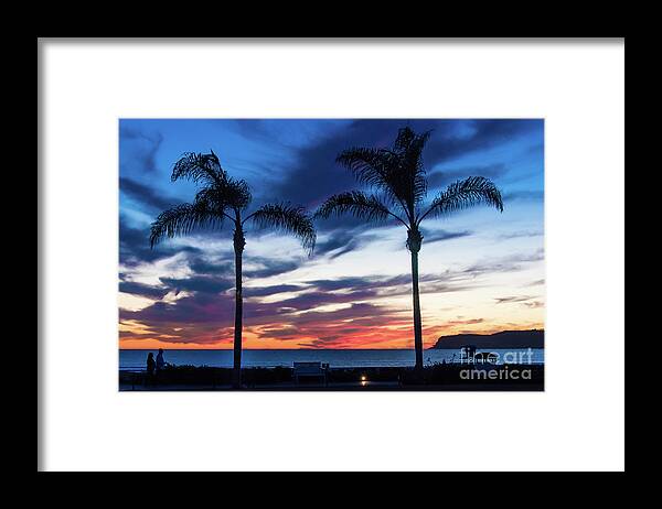 Beach Framed Print featuring the photograph Good Night Coronado by David Levin
