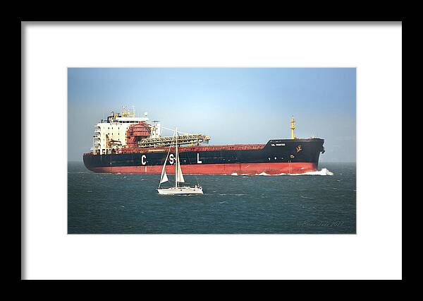 Ship Framed Print featuring the photograph Good Ship Salvation by Brian Tada