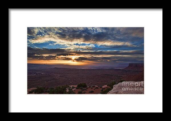 Utah Framed Print featuring the photograph The Long Wave Goodbye by Jim Garrison