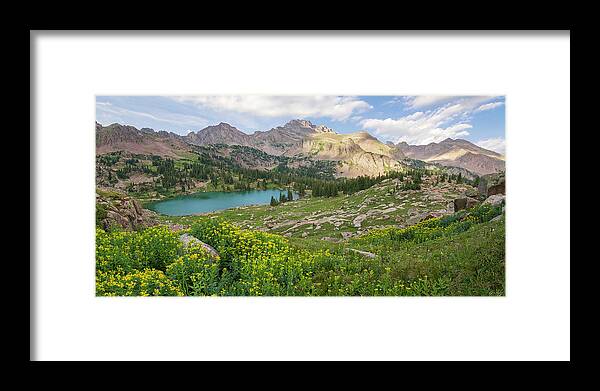 Landscapes Framed Print featuring the photograph Gore Range Backcountry by Aaron Spong