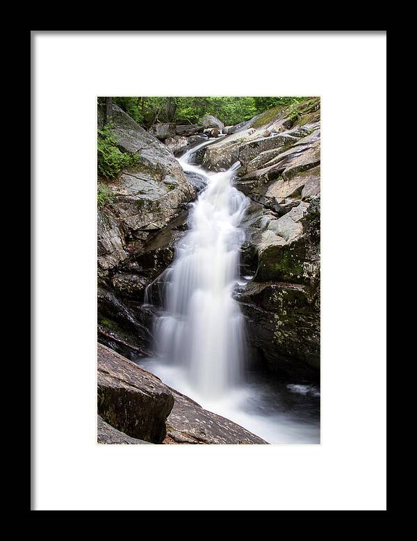 Rangeley Framed Print featuring the photograph Gorge Waterfall by Darryl Hendricks