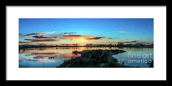 Reflections Framed Print featuring the photograph Gorgeous Evening by Robert Bales
