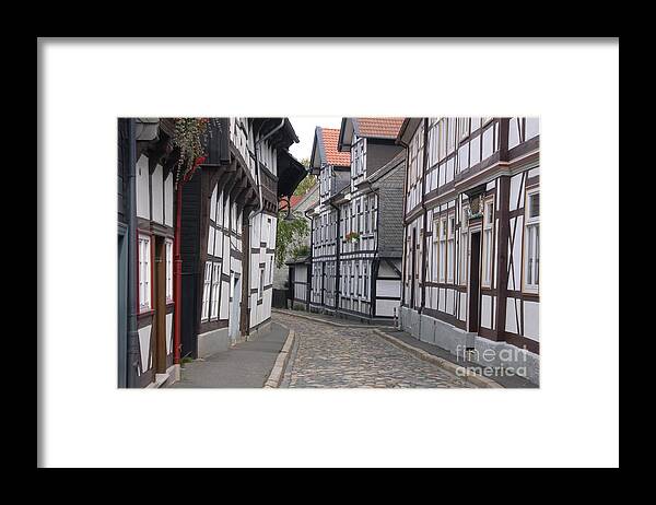 Prott Framed Print featuring the photograph Goslar old town 3 by Rudi Prott