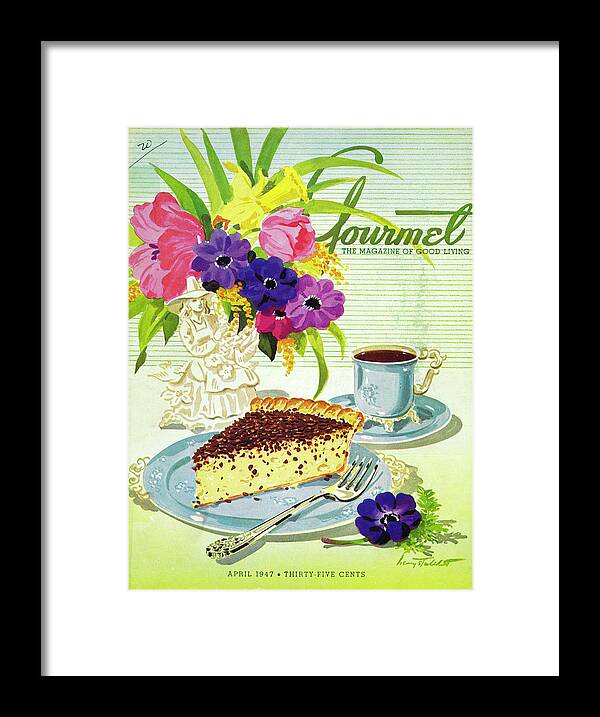 Food Framed Print featuring the photograph Gourmet Cover Of Cream Pie by Henry Stahlhut