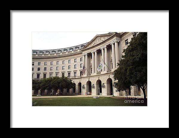 Washington Framed Print featuring the photograph Government Achitecture in Washington DC by William Kuta
