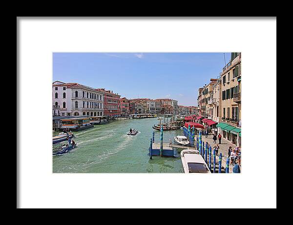 Venice Framed Print featuring the photograph Grand Canal 9876 by Jack Schultz
