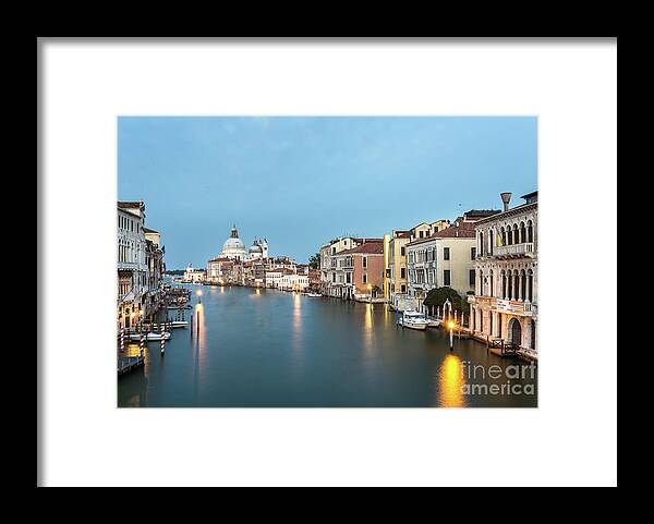 Grand Canal - Venice Framed Print featuring the photograph Grand Canal in Venice, Italy by Didier Marti