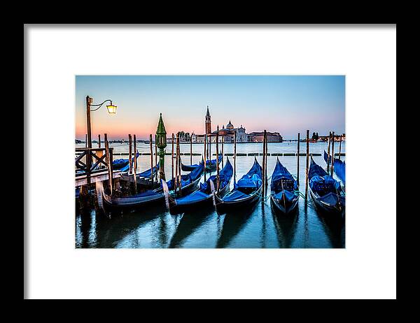 Venice Framed Print featuring the photograph Grand Canal in Venice by Lev Kaytsner