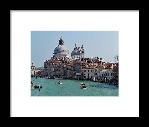 Images Of Venice Framed Print featuring the photograph Grand Canal, Venice by Ed James