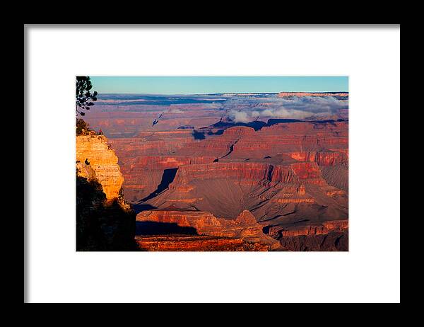 Grand Canyon National Park Framed Print featuring the photograph Grand Canyon 32 by Donna Corless