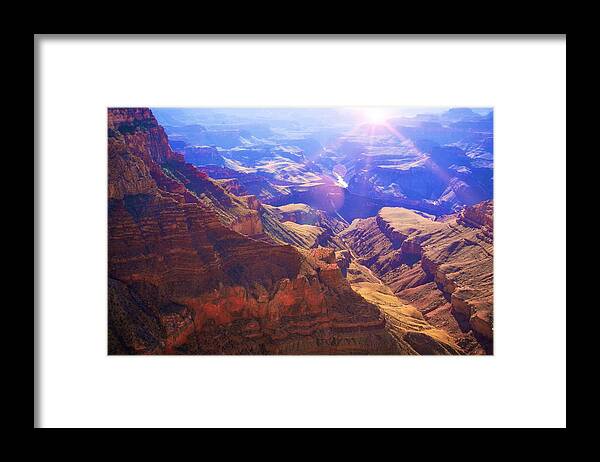 Grand Canyon National Park Framed Print featuring the photograph Grand Canyon Arizona 10 by Tatiana Travelways