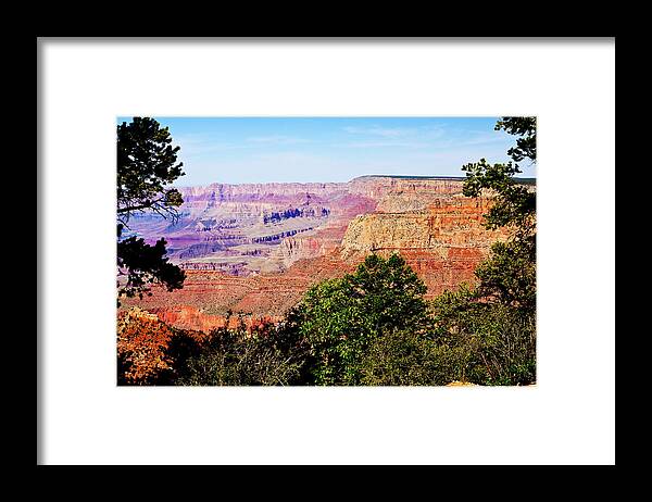 Grand Canyon National Park Framed Print featuring the photograph Grand Canyon Arizona 2 by Tatiana Travelways