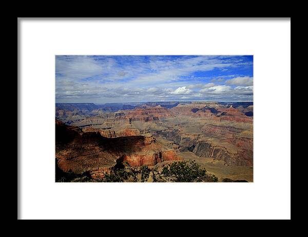 Grand Canyon Framed Print featuring the photograph Grand Canyon Shadow by Christopher J Kirby