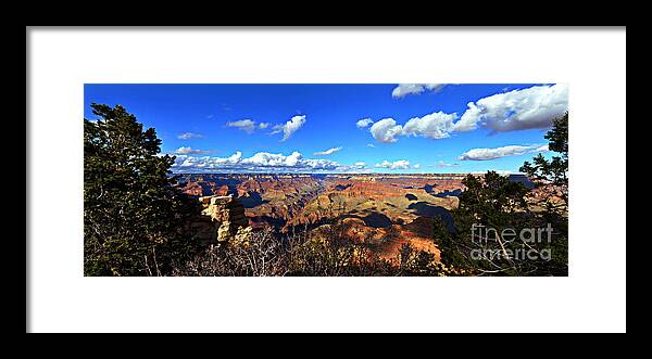 United States Of America Framed Print featuring the photograph Grand Canyon USA by Eric Liller