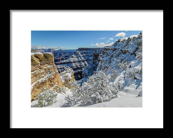 Grand Canyon Framed Print featuring the photograph Grand Cayon by Mike Ronnebeck