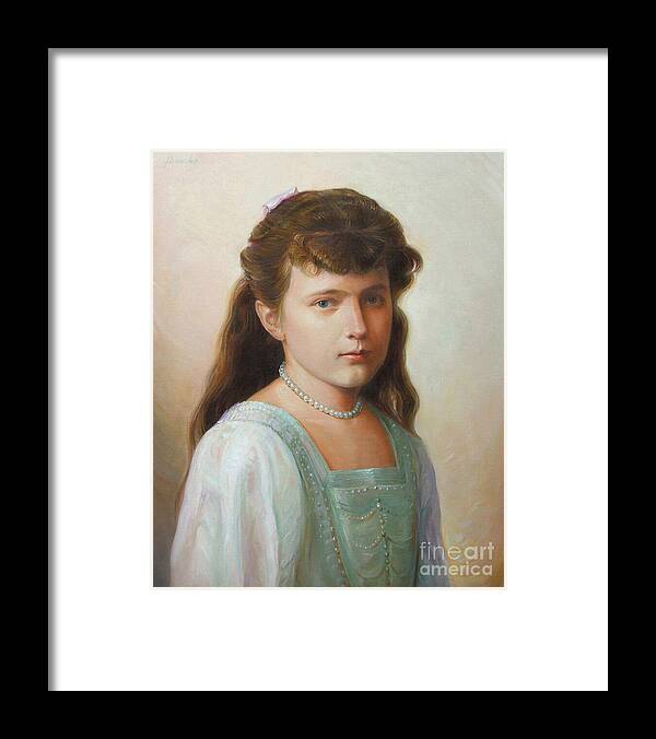 Grand Duchess Anastasia Nikolaevna of Russia Framed Print by George  Alexander - Fine Art America