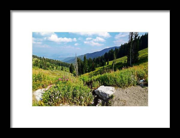 Grand Teton National Park Framed Print featuring the photograph Mountain Vista by Bonnie Bruno