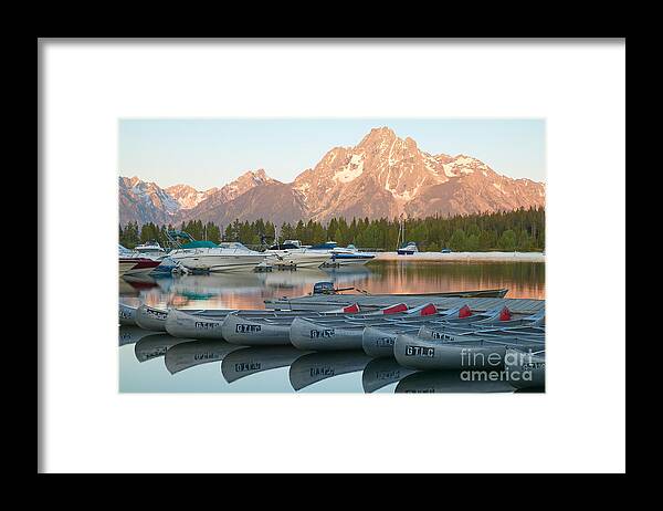 Clarence Holmes Framed Print featuring the photograph Grand Teton Dawn III by Clarence Holmes