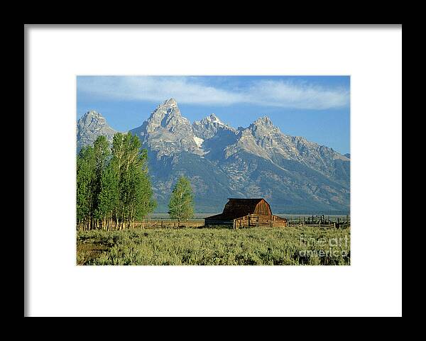 Barn Framed Print featuring the photograph Grand Teton National Park, Wyoming by Kevin Shields