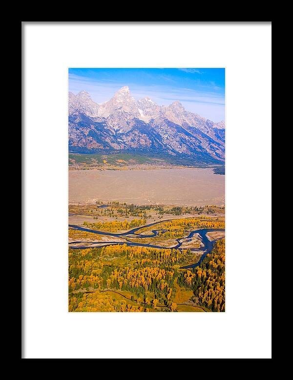 Tetons Framed Print featuring the photograph Grand Tetons Views by James BO Insogna