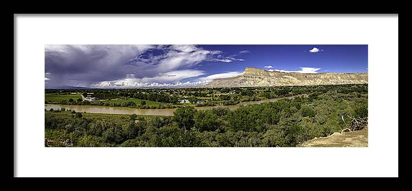 Colorado Framed Print featuring the photograph Grand Valley Panoramic by Teri Virbickis