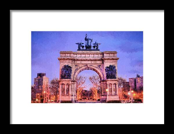 Grande Army Plaza Framed Print featuring the photograph Grande Army Plaza by JC Findley