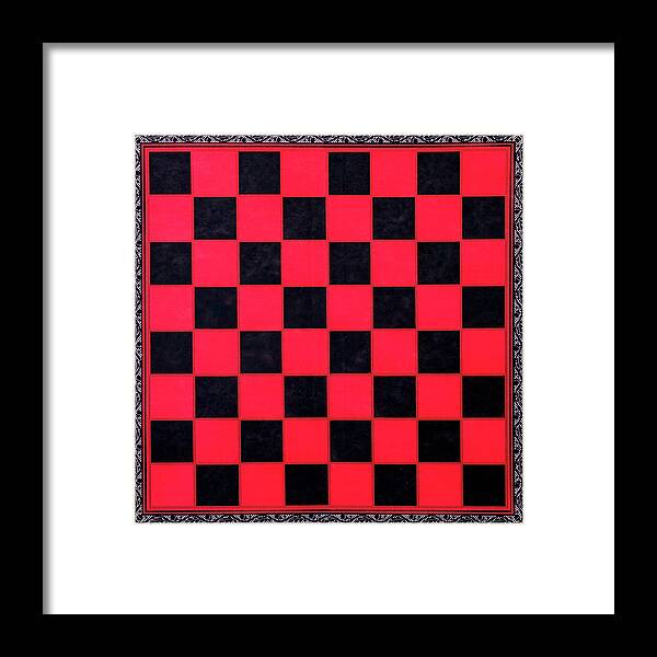 Nostalgia Framed Print featuring the photograph Grandpa's Checkerboard by Jeff Phillippi