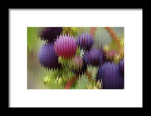 Purple Framed Print featuring the photograph Grapes in the Rain by Adria Trail