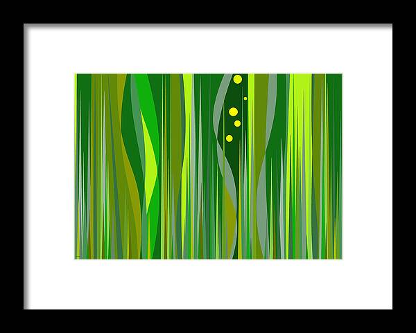 Grass Framed Print featuring the digital art Grass by Val Arie