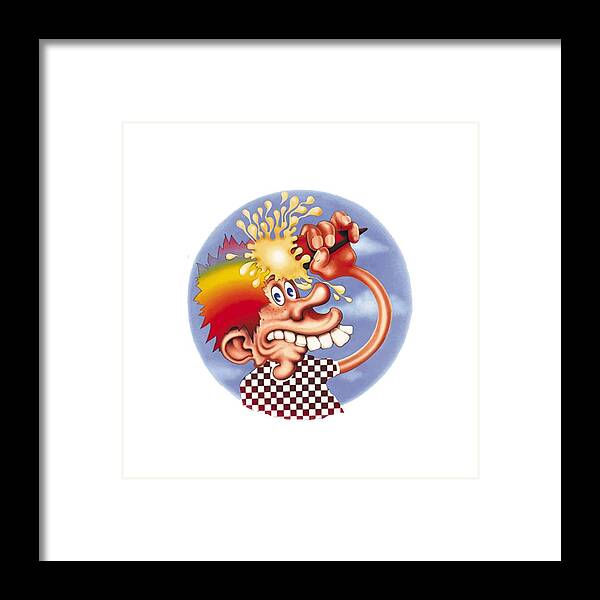Steal Your Face Framed Print featuring the digital art Grateful Dead Europe 72' by Gd