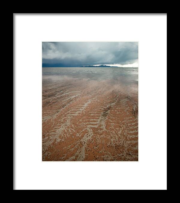 Great Salt Lake Framed Print featuring the photograph Great Salt Lake 3 by Matt Hammerstein