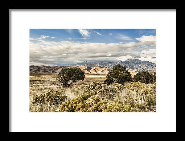 2014 September Framed Print featuring the photograph Great Sand Dunes National Park and Preserve by Bill Kesler