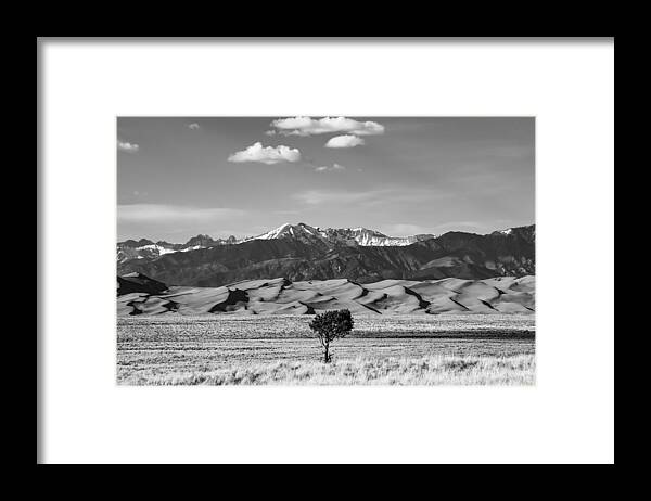 Sand Dunes Framed Print featuring the photograph Great Sand Dunes by Rand Ningali