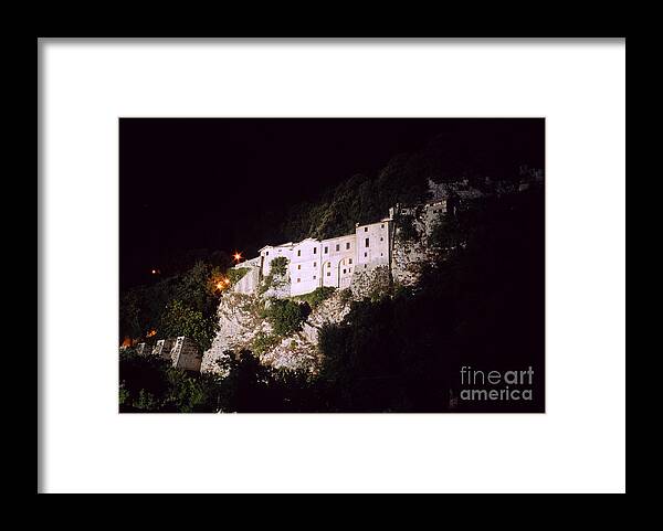 Christian Framed Print featuring the photograph Greccio monastery I by Fabrizio Ruggeri