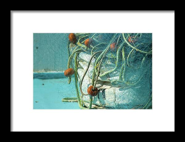 Knot Framed Print featuring the photograph Greek nets by Stelios Kleanthous