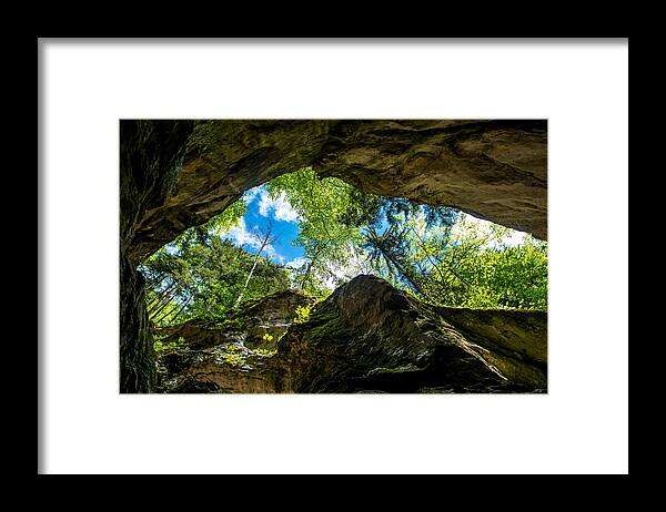 Canyon Framed Print featuring the photograph Green Canyon by Andreas Berthold