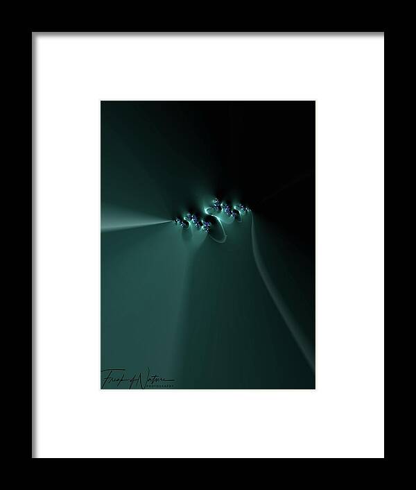 Abstract Framed Print featuring the photograph Green Grip by Keith Lyman