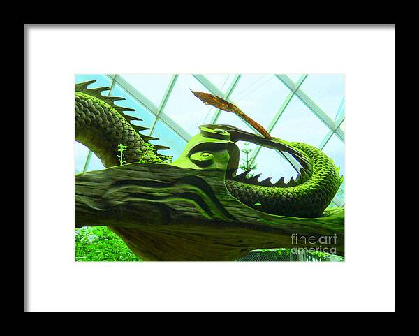 Green Monster Framed Print featuring the photograph Green Monster by Randall Weidner