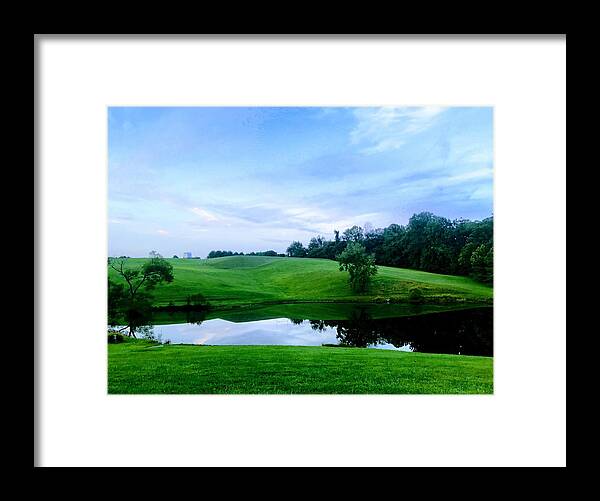 Pasture Framed Print featuring the photograph Greener Pastures by Chris Montcalmo