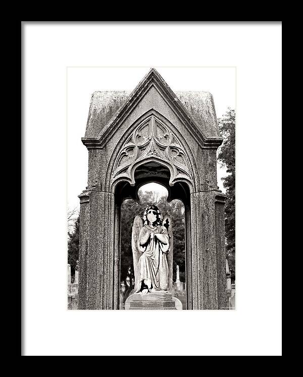 Greenmount's Little Angel Framed Print featuring the photograph Greenmount's Little Angel by Dark Whimsy