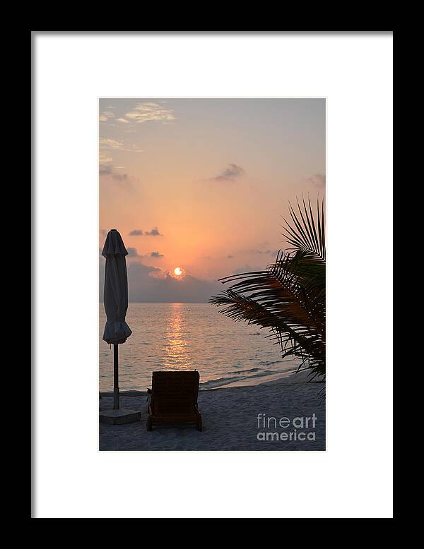 Sunrise Framed Print featuring the photograph Greeting a New Day by Corinne Rhode